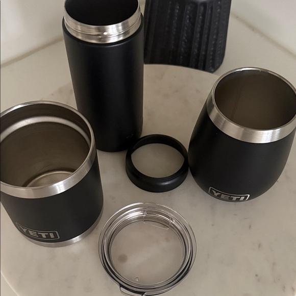 YETI Matte Black Drinkware Trio - Picture 2 of 2